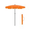 SONGMICS Téglalap Alakú Napernyő 2 x 1,25 m Narancssárga UPF50+ Védelem Dönthető