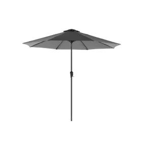   SONGMICS Premium 290 cm Kerti Napernyő Szürke UPF50+ Dönthető