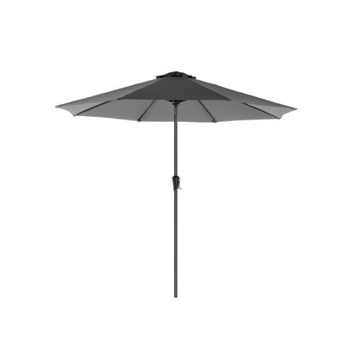 SONGMICS Premium 290 cm Kerti Napernyő Szürke UPF50+ Dönthető