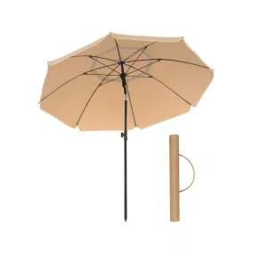 SONGMICS 1,6 m Napernyő UPF50+ UV-védelemmel Taupe