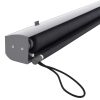 SONGMICS Függőleges Teraszárnyékoló Szürke Alumínium Házas Napellenző 250x160 cm