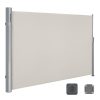 SONGMICS Prémium Oldalsó Napellenző 180x300 cm Bézs Teraszhoz TÜV Tanúsított