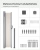 SONGMICS Prémium Oldalsó Napellenző 180x300 cm Bézs Teraszhoz TÜV Tanúsított