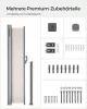 SONGMICS Prémium Oldalsó Napellenző 180x300 cm Bézs Teraszhoz TÜV Tanúsított