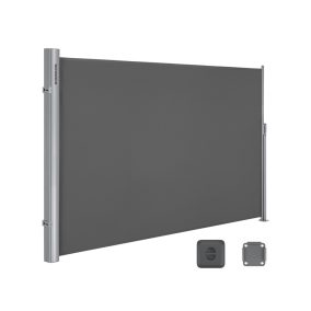   SONGMICS Automata Oldalsó Napellenző 180 x 300 cm Antracitszürke TÜV Tanúsított