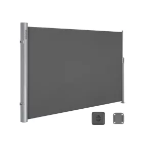   SONGMICS Automata Oldalsó Napellenző 180 x 300 cm Antracitszürke TÜV Tanúsított