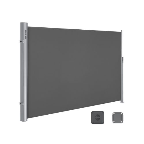 SONGMICS Automata Oldalsó Napellenző 180 x 300 cm Antracitszürke TÜV Tanúsított