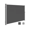 SONGMICS Oldalsó Napellenző 200 x 300 cm Füstszürke Terasz Árnyékoló