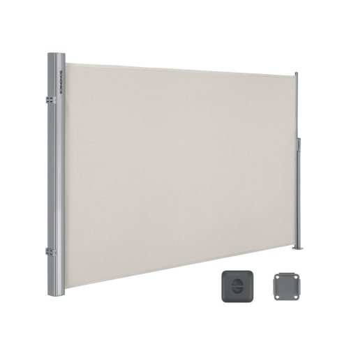 SONGMICS Prémium Oldalsó Napellenző 2x3,5m Bézs Alumínium