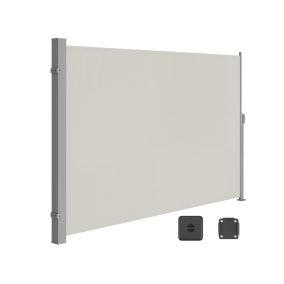   SONGMICS 200 x 350 cm Oldalsó Napellenző Teraszhoz és Erkélyhez Bézs GSA205E02