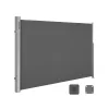 SONGMICS Prémium Oldalsó Napellenző 2x3,5m Füstszürke Alumínium
