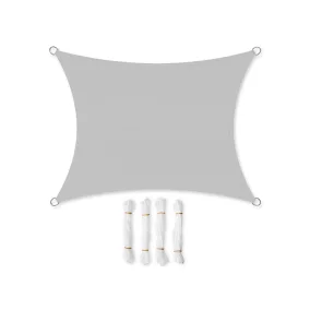   SONGMICS Prémium Napvitorla 2x3m Vízálló Poliészter Világosszürke