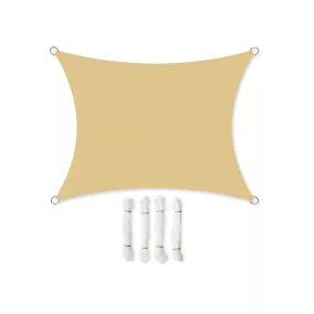   SONGMICS Prémium Napvitorla 3x4m Homokszínű Vízálló UV-védett