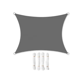   SONGMICS Prémium Napvitorla 3x4m Poliészter Füstszürke UV-védő