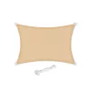 SONGMICS Premium HDPE Napvitorla 3x5m Homokszín UV-védelemmel