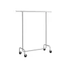 SONGMICS Állítható Króm Ruhaállvány Görgős 130 kg Teherbírással