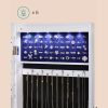 SONGMICS LED Ékszertároló Tükrös Szekrény Fehér