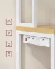VASAGLE KKS058Y02 konyhai polcrendszer beépített elosztóval aranytölgy és felhőfehér