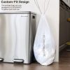SONGMICS Custom-Fit 30L Húzózsinóros Szemeteszsák Fehér