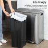SONGMICS Custom-Fit 30L Húzózsinóros Szemeteszsák Fehér