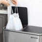 SONGMICS 30A Húzózsinóros Szemeteszsák HDPE Fehér 30L