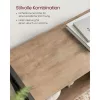 VASAGLE Ipari Stílusú Könyvespolc Ajtókkal Tölgyfa-Fekete