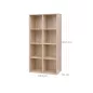 VASAGLE 8-Rekeszes Tölgy Könyvespolc Tárolórendszer