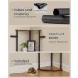   SONGMICS HOME 5 szintes sarokpolc szerszám nélküli összeszerelés rusztikus barna