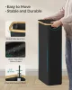 SONGMICS Slim Szennyestartó Bambusz Fogantyúval 65L Fekete