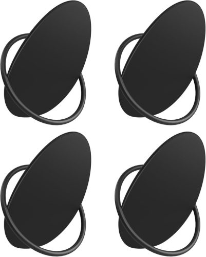 SONGMICS HOME Tojás Dizájn Acél Fali Akasztó Szett Fekete