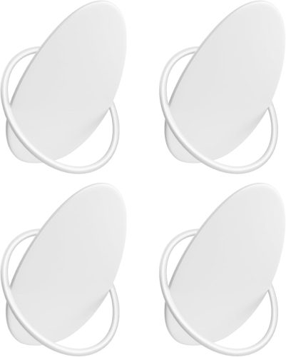 SONGMICS HOME Tojás Dizájn Acél Fali Akasztó Szett Gyöngyház Fehér