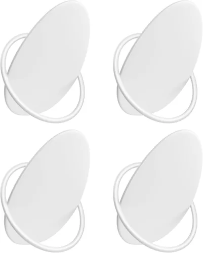 SONGMICS HOME Tojás Dizájn Acél Fali Akasztó Szett Gyöngyház Fehér