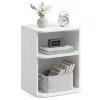 VASAGLE Snapsemble 3 szintes éjjeliszekrény felhőfehér kerekített sarkokkal