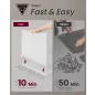   VASAGLE Modern Minimál Éjjeliszekrény 3 Fiókos Szerszámmentes Matt Fehér-Cappuccino