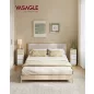   VASAGLE Keskeny Éjjeliszekrény 2 Fiókkal Természetes Bézs 2 db-os Szett