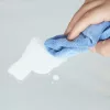 VASAGLE Kerek Üveg Kisasztal Arany Fémvázzal