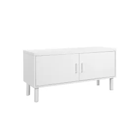 VASAGLE Modern Cipősszekrény Állítható Polccal Fehér