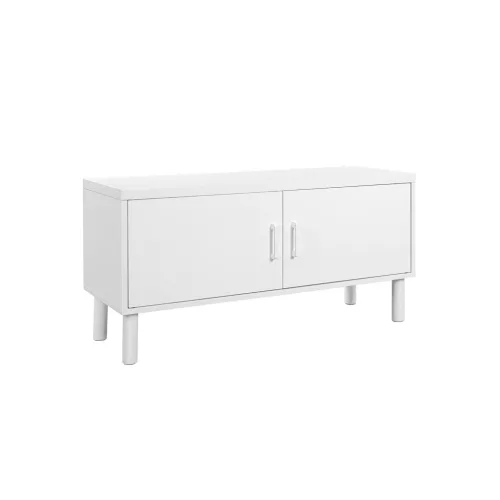 VASAGLE Modern Cipősszekrény Állítható Polccal Fehér