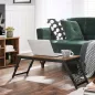   SONGMICS Állítható Laptop Asztal Bambusz-MDF Rusztikus Sötétbarna