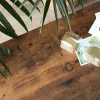 VASAGLE Rusztikus Konzolasztal Fém Hálós Polcokkal