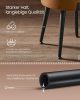 VASAGLE EKHO Tárolós Puff Mid-Century Modern Karamellbarna Műbőr Ülőke Acél Lábakkal