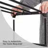 SONGMICS 3-Szintes Fém Cipőtároló Állvány Fekete