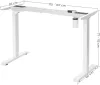 SONGMICS Elektromos Állítható Magasságú Asztalváz Fehér Acél