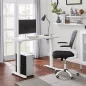   SONGMICS Elektromos Állítható Magasságú Íróasztal Acél Vázzal Fehér
