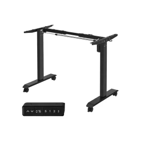   SONGMICS Állítható Magasságú Elektromos Asztalváz Memória Funkcióval Fekete