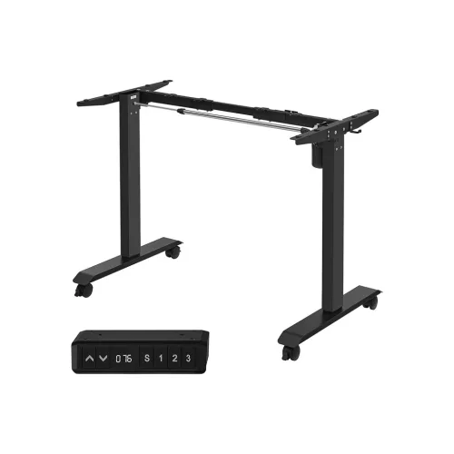 SONGMICS Állítható Magasságú Elektromos Asztalváz Memória Funkcióval Fekete