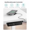SONGMICS Állítható Magasságú Íróasztal Fehér Elektromos