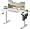 SONGMICS LSD134W01 Elektromos Állítható Magasságú Íróasztal Felhőfehér