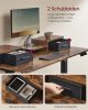 VASAGLE Smart Elektromos Állítható Magasságú Íróasztal Monitortartóval Vintage Barna
