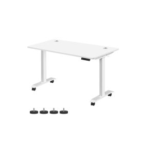   SONGMICS Állítható Magasságú Íróasztal Fehér Elektromos